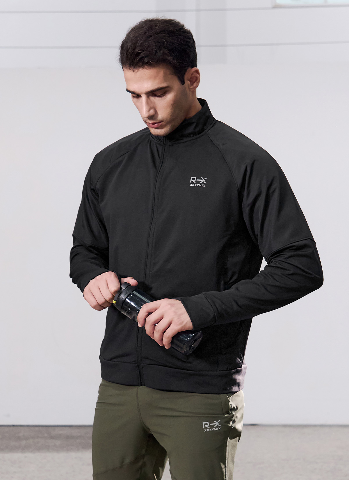 Áo Khoác Nam RX Jersey Mix Warm Zip-Up - XWMGJ01J3 - Ảnh 3