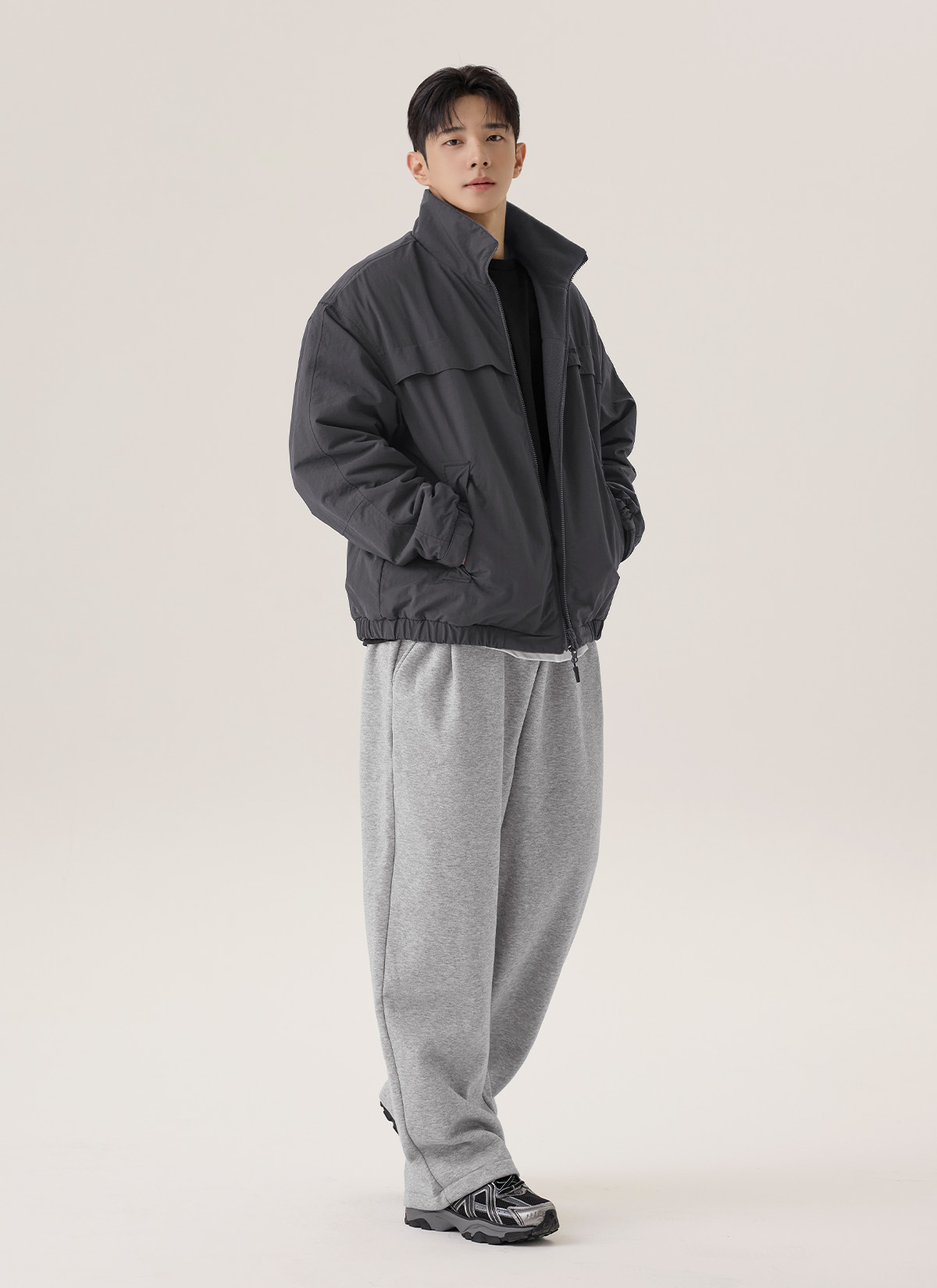 Áo nam Reversible Men's Fleece Jumper - XMK4JL1101 - Ảnh 14