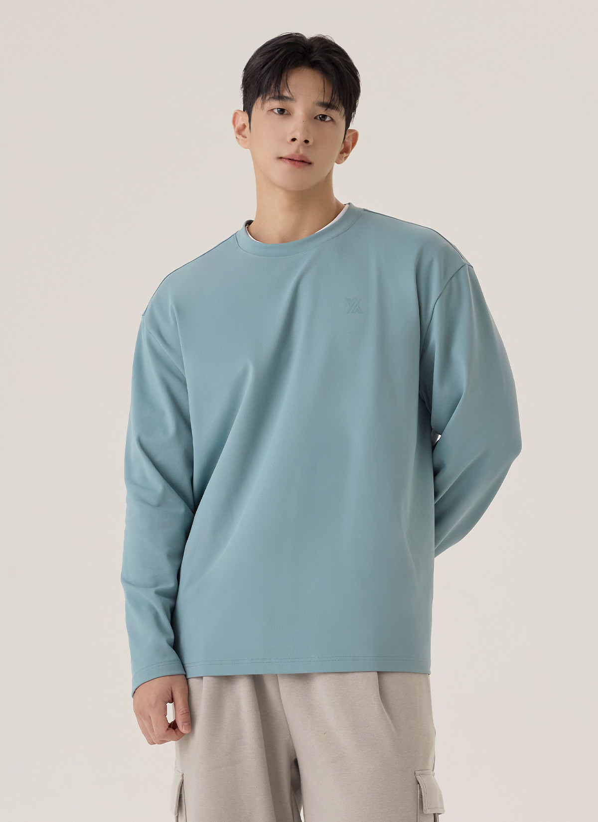 Áo dài tay nam Softmotion Men's Overfit Long Sleeve - Ảnh 19