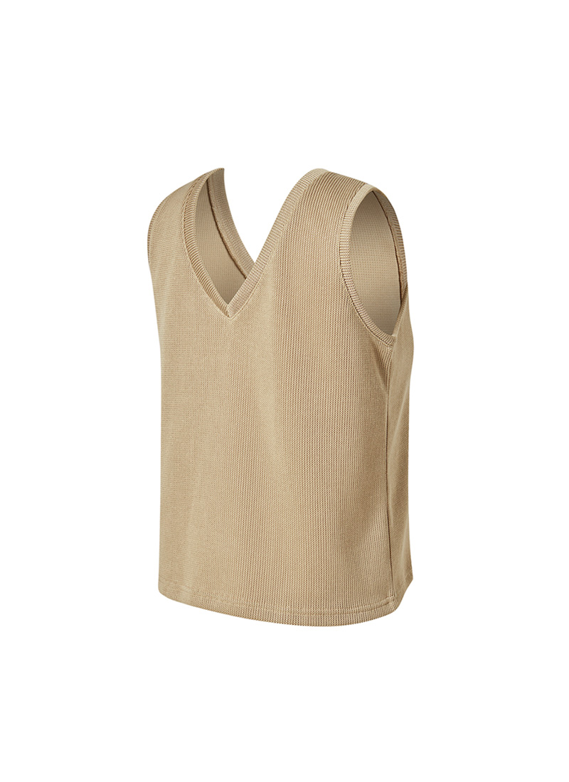 Áo sát nách Cozy V-neck Sleeveless - XFK3TE1104 - Ảnh 9
