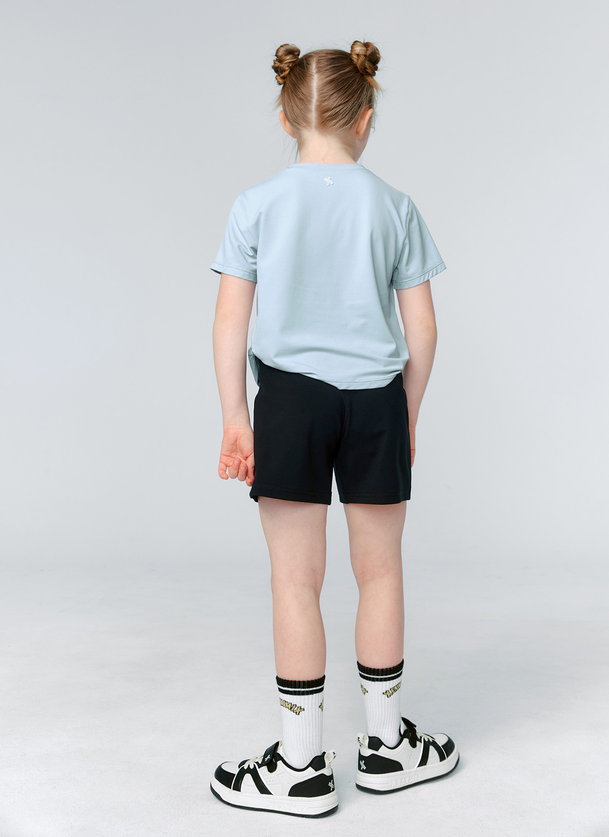 Air Mesh Side Twist Kids Short Sleeve - XFK2TS1301 - Ảnh 7