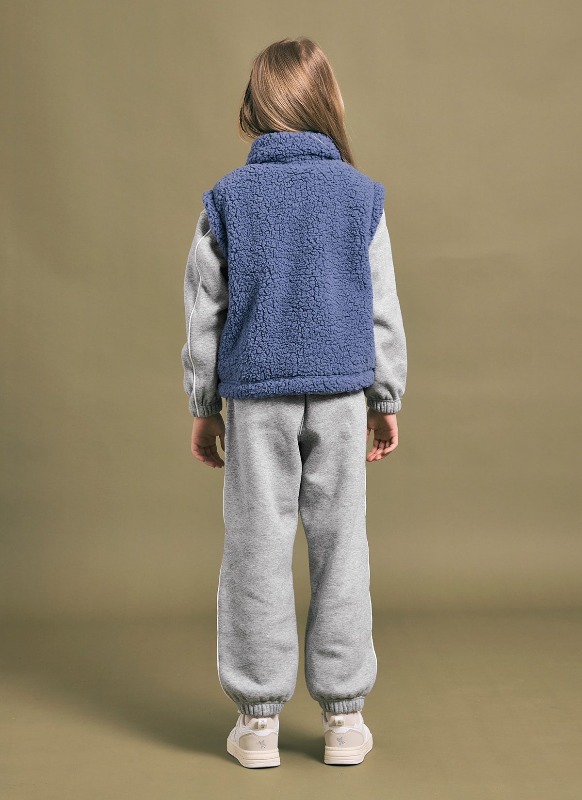 Fine Cotton Kids Piping Jogger Pants - XUK4PT1301 - Ảnh 15