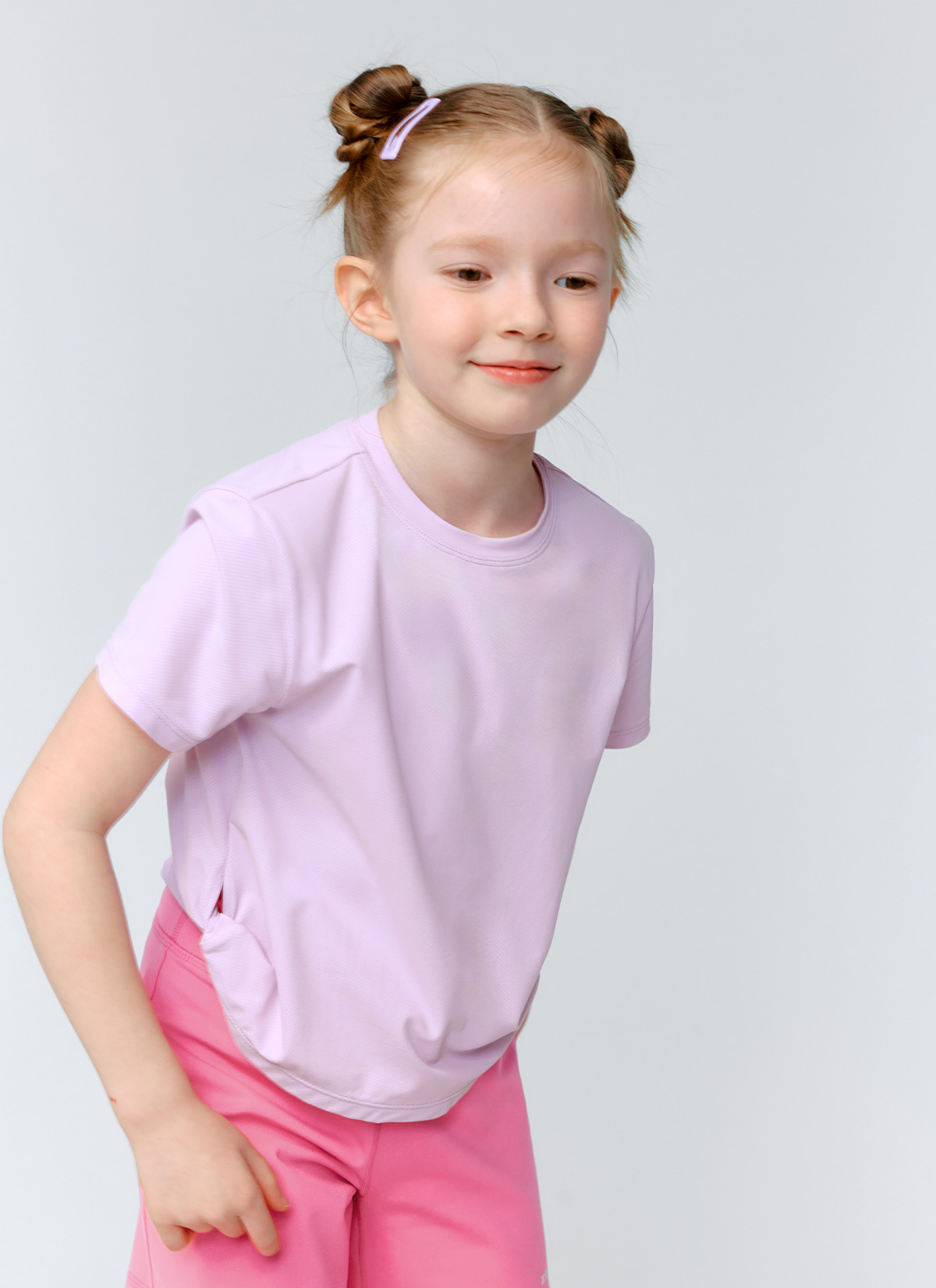 Air Mesh Side Twist Kids Short Sleeve - XFK2TS1301 - Ảnh 18