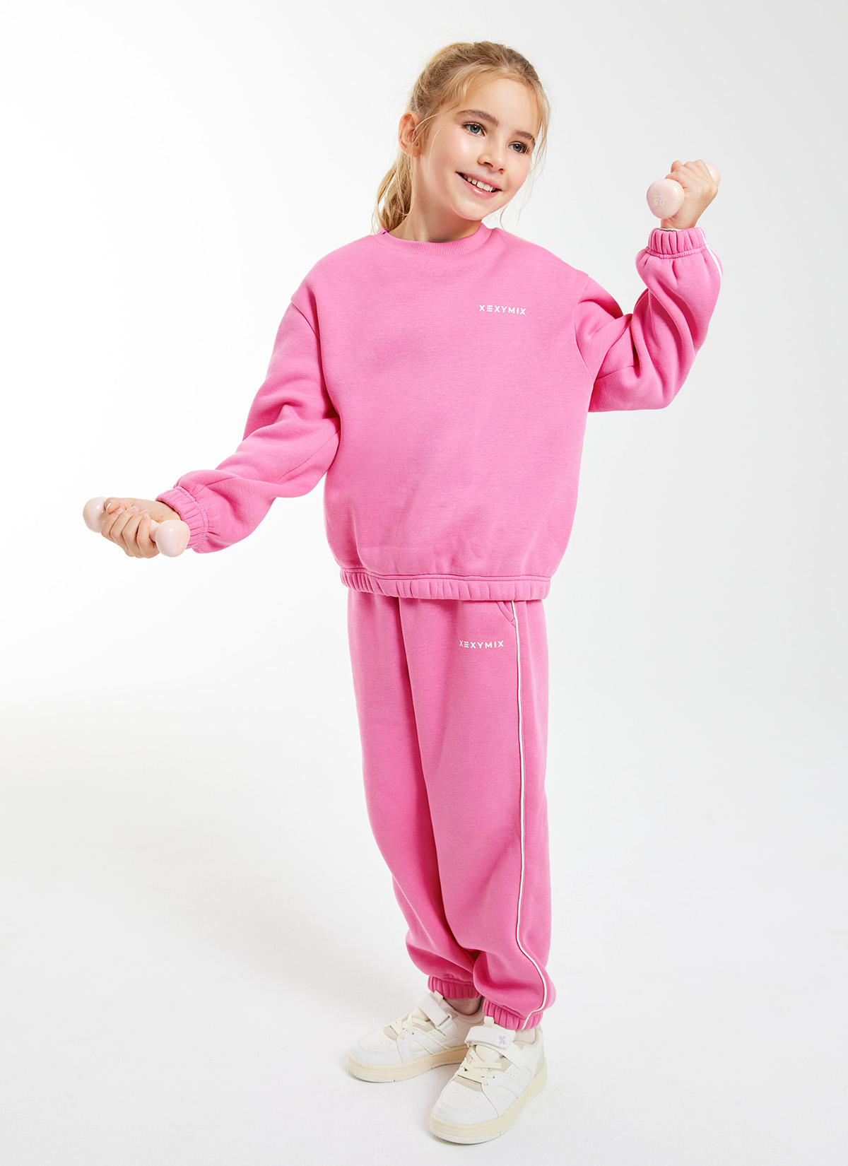 Fine Cotton Kids Piping Jogger Pants - XUK4PT1301 - Ảnh 19