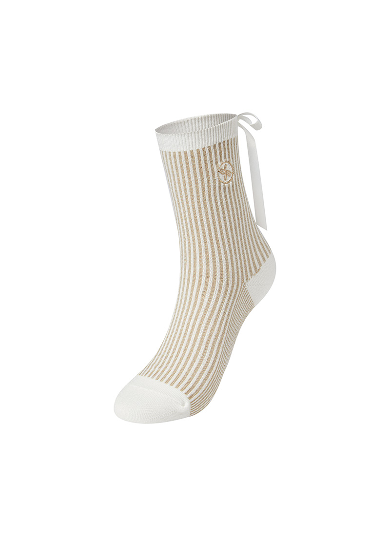 Tất cổ trung Striped Ribbon Crew - XFK3AM1701 - Ảnh 6