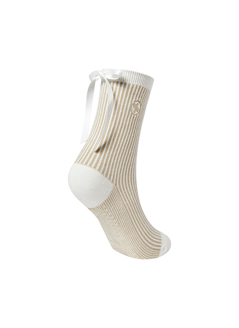 Tất cổ trung Striped Ribbon Crew - XFK3AM1701 - Ảnh 7