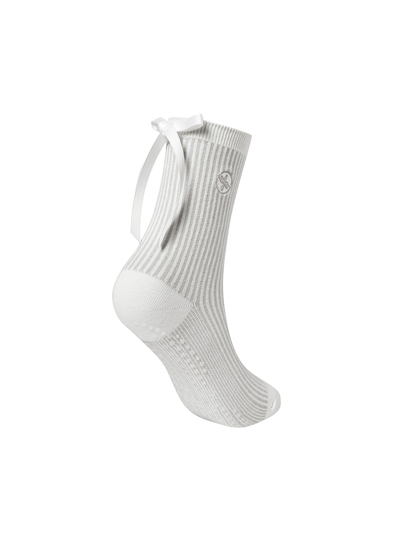 Tất cổ trung Striped Ribbon Crew - XFK3AM1701 - Ảnh 27