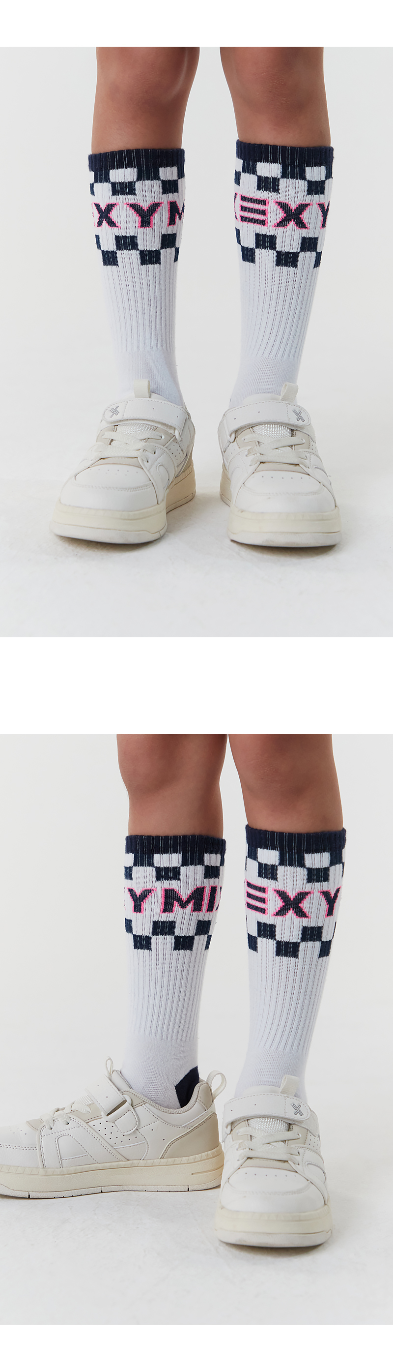 Tất họa tiết Checkerboard socks - KE1102G - Ảnh 4