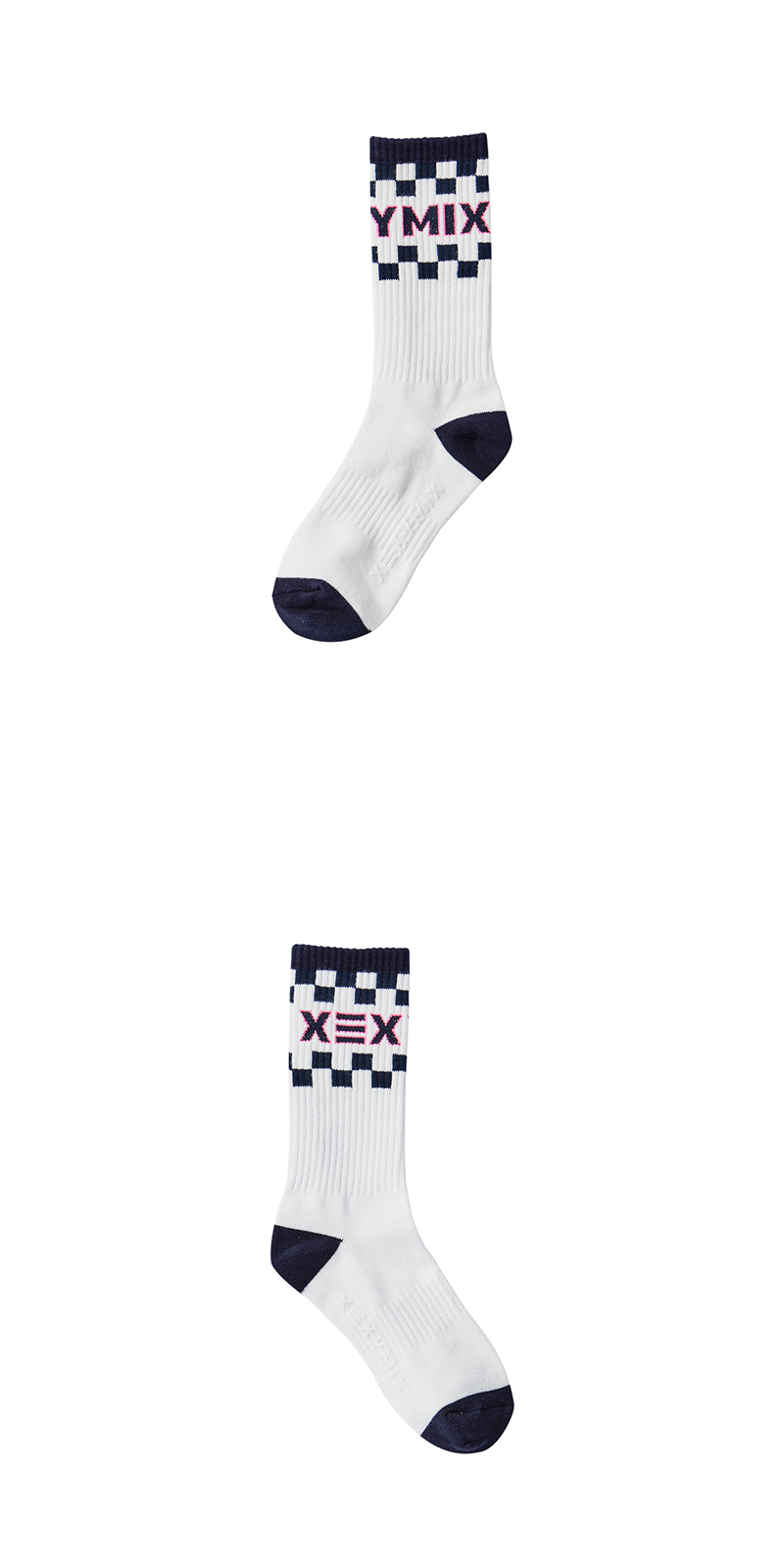 Tất họa tiết Checkerboard socks - KE1102G - Ảnh 7