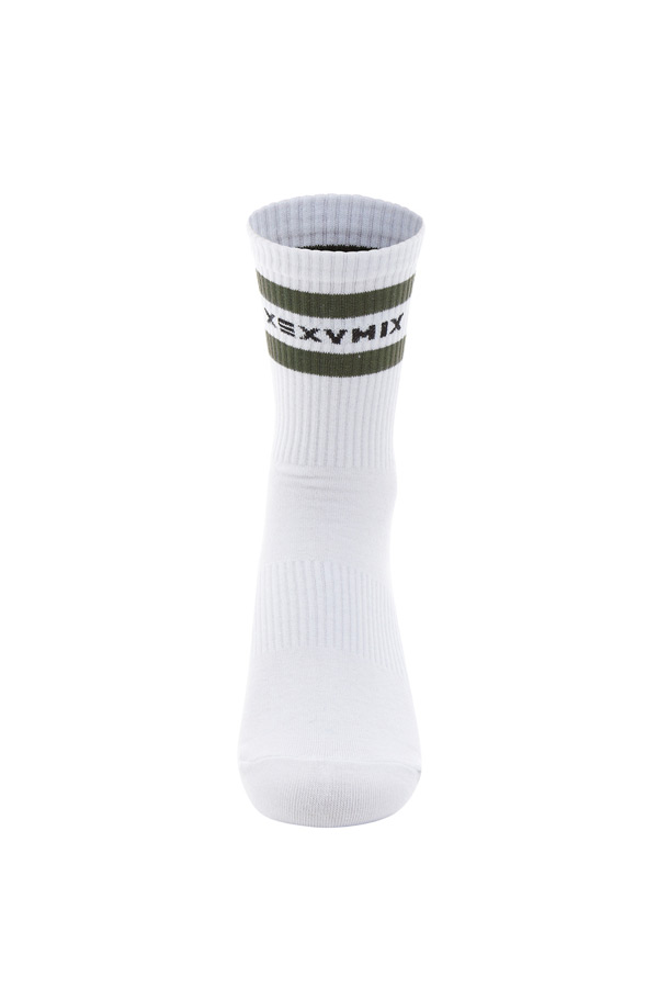 Tất cổ trung Line socks - XED200E - Ảnh 18