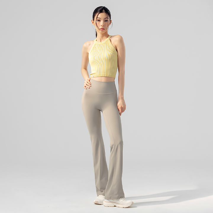 Quần loe Black Label Signature_Grey sand - XWFLG13J3_XFK2LL1504