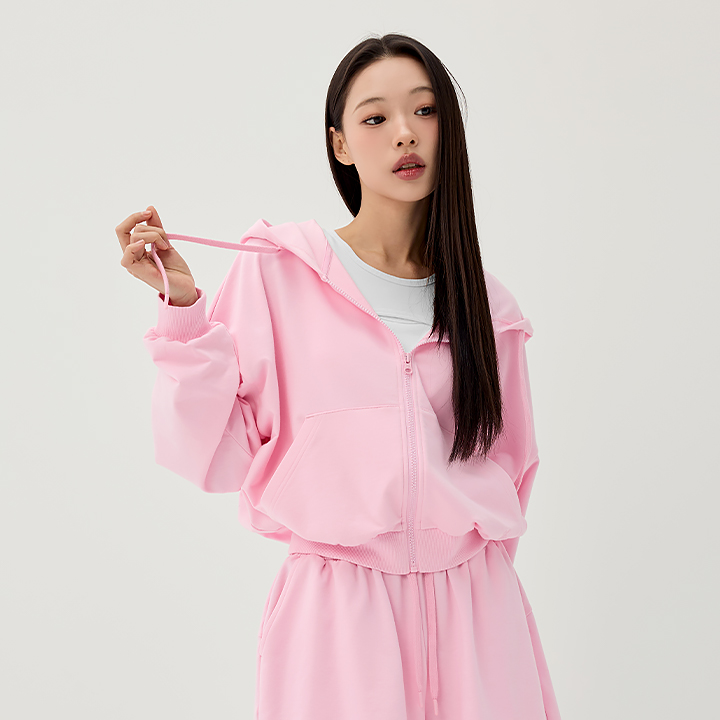Áo kéo khóa Soft Light Hooded - XFL1TL1103