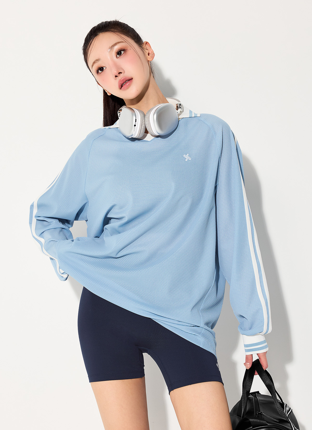 Áo Mesh Trackline Open Collar - XFL2TL1112 - Ảnh 4