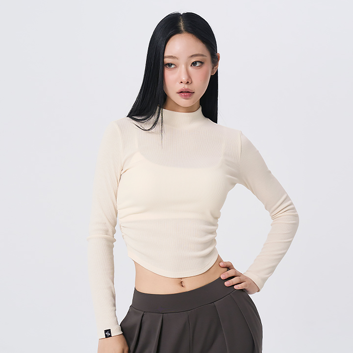 Áo dài tay thun gân - XFL4TU1123